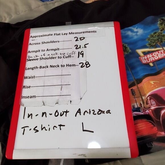 In-N-Out Burger Arizona T-Shirt Mens L Black Short Sleeve Pullover Crew Unisex - Picture 6 of 6